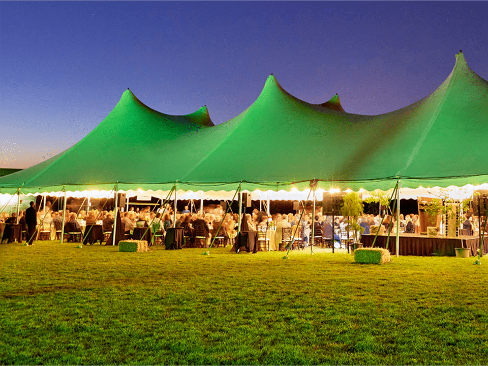 An event held under a tent