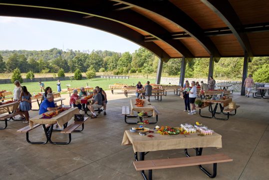 Gathering at Woodland Pavilion