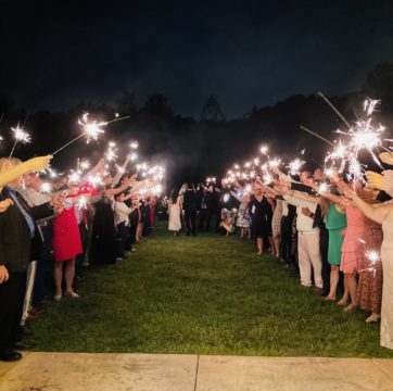 Sparkler Wedding